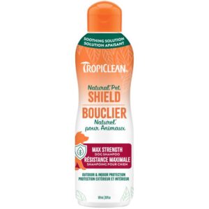TROPICLEAN NATURAL PET SHEILD MAX STRENGTH SHAMPOO FOR DOGS 591ML