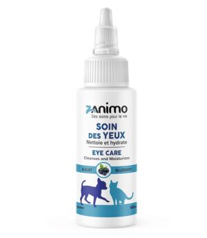 ZANIMO EYE CARE FOR DOGS & CATS - CLEANSES & MOISTURIZES - BLUEBERRY 60ML
