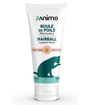 ZANIMO HAIRBALL PASTE FOR CATS - NATURAL LAXATIVE - BARLEY MALT 115G