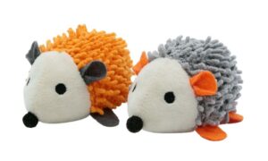 BUDZ CAT TOY, HEDGEHOGS DUO ORANGE/GREY