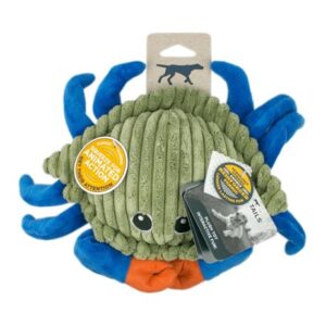 TALL TAILS DOG TOY ANIMATED PLUSH BLUE CRAB WITH TWITCHY CLAWS