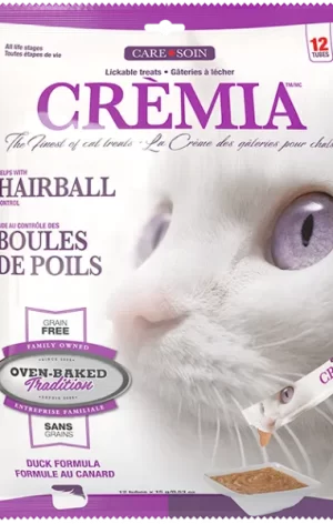 OVEN-BAKED TRADITION CREMIA LICKABLE CAT TREATS GF HAIRBALL DUCK 12x15G