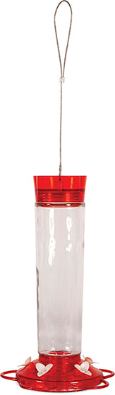 GLASS HUMMINGBIRD FEEDER 20OZ