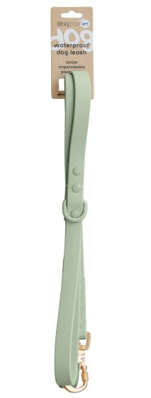 DEXYPAWS WATERPROOF DOG LEASH, SAGE GREEN