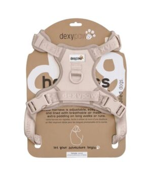 DEXYPAWS NO PULL DOG HARNESS, NUDE XSMALL