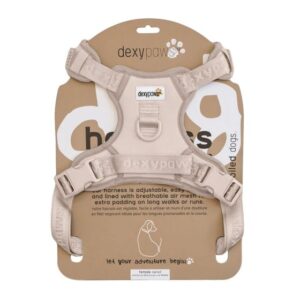 DEXYPAWS NO PULL DOG HARNESS, NUDE LARGE
