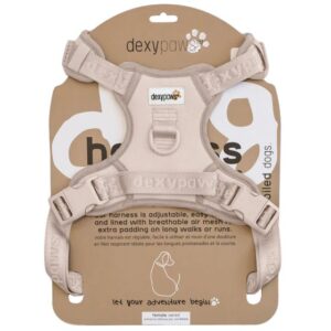 DEXYPAWS NO PULL DOG HARNESS, NUDE XLARGE