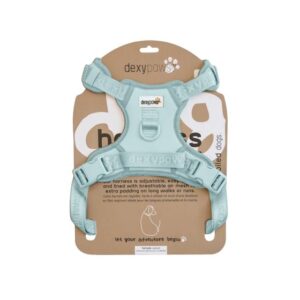 DEXYPAWS NO PULL DOG HARNESS, SKY BLUE  XSMALL