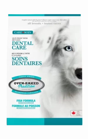 OVEN BAKED TRADITION CARE 4LB DOG ADULT DENTAL ALL BREEDS FISH FORMULA