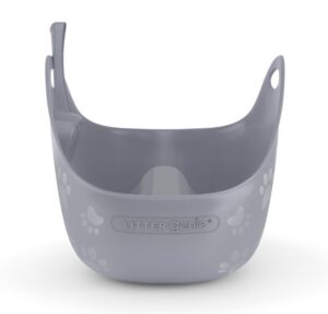 ANGELCARE LITTER GENIE CAT LITTER BOX WITH SCOOP GREY