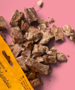 WILD VIBES TREAT CO. LAMB HEART & BONE BROTH TREATS 80G