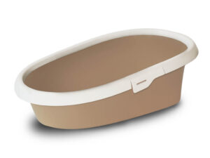 BERGAMO MINOU LARGE LITTER PAN, MOCACCINO 58x39x17cm