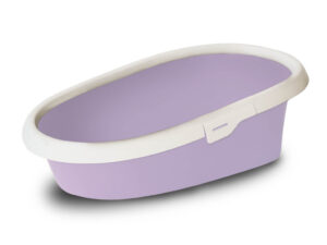BERGAMO MINOU LARGE LITTER PAN, LILAC 58x39x17cm
