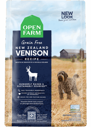 OPEN FARM 4LB DOG GRAIN-FREE NEW ZEALAND VENISON