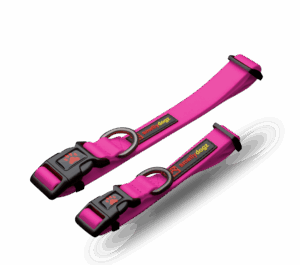 SMELLYDOGZ ADJUSTABLE COLLAR 1 INCH MEDIUM/LARGE PINK