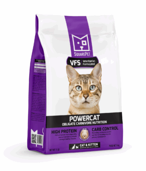 SQUARE PET VFS POWERCAT 2KG TURKEY & CHICKEN FELINE