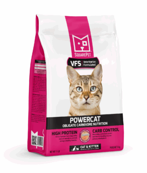 SQUARE PET VFS POWERCAT 2KG HERRING & SALMON FELINE