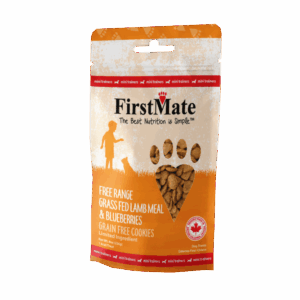 FIRSTMATE MINI TRAINERS DOG TREATS FREE RANGE GRASS FED LAMB WITH BLUEBERRY 8OZ