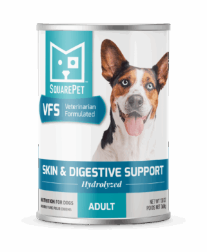 SQUARE PET VFS 13OZ DOG SKIN AND DIGESTIVE SUPPORT