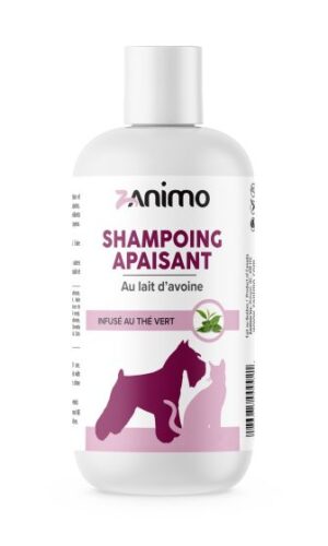 ZANIMO SOOTHING OAT MILK SHAMPOO FOR DOGS & CATS - INFUSED WITH GREEN TEA 125ML