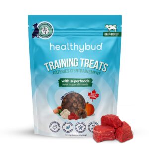HEALTHYBUD 184G MINI TRAINING TREATS BEEF