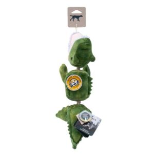 TALL TAILS DOG TOY JOINTED SHAKE PLAY ALLIGATOR