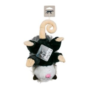 TALL TAILS DOG TOY ROPE BODY POSSUM WITH SQUEAKER