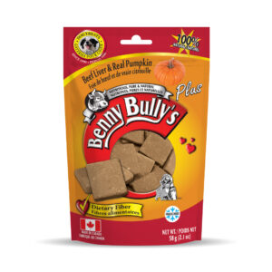 BENNY BULLY'S DOG 58G BEEF LIVER PLUS PUMPKIN