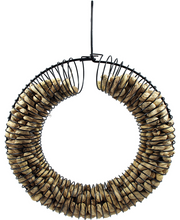 WREATH PEANUT FEEDER BLACK