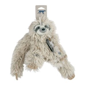 TALL TAILS DOG TOY ROPE BODY SLOTH WITH SQUEAKER