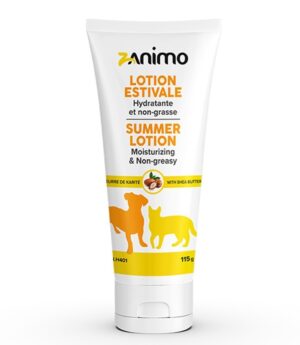 ZANIMO SUMMER LOTION FOR DOGS & CATS - MOISTURIZING & NON-GREASY SPF 30 115G