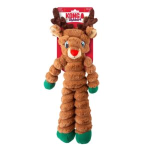 KONG HOLIDAY DOG TOY SHAKERS CRUMPLES REINDEER EXTRA LARGE