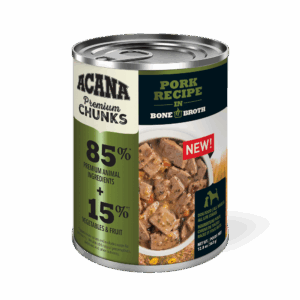 ACANA 363G DOG PORK CHUNKS IN BONE BROTH
