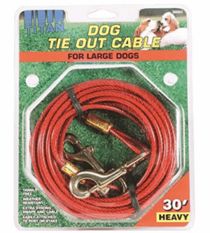 Titan Heavy Cable Tie Out 30'