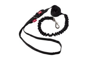 BUDZ RUNNING LEASH, BLACK