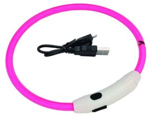 LIGHT UP NECK RING PINK LARGE