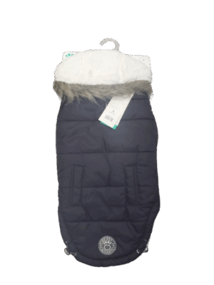 COAT, GF PET URBAN PARKA BLACK, XLG