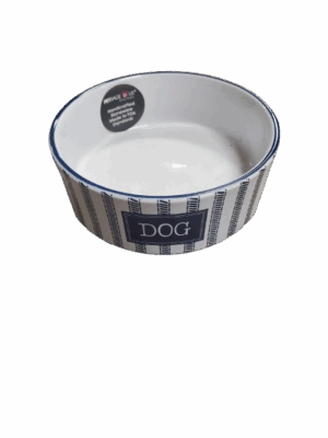 BOWL, PETRAGEOUS COUNTRY BLUE DOG 2CUP