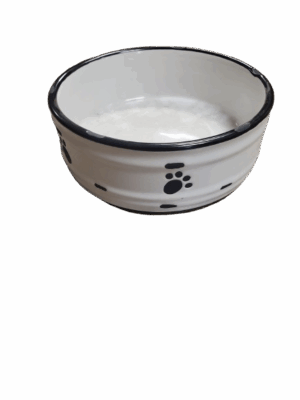 BOWL, PETRAGEOUS WEATHERED PAWS 1 CUP