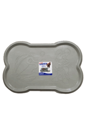Omega paw - Pet Food mat - Bone shaped