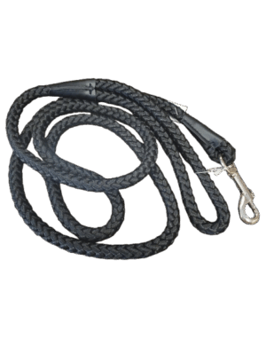 LEASH, SNAP ROPE BLACK