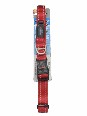 Collar - Fanbelt 34-56cm Red