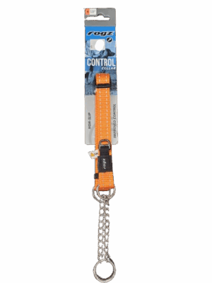 Collar - Fanbelt Half-Ck 40-56cm Orange
