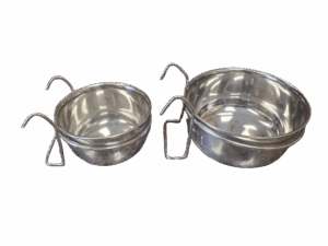 Living World Stainless Steel Dish for Guinea Pigs, Ferrets  10oz