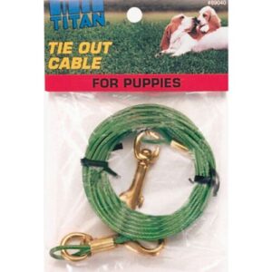 Titan Puppy Tie Out Cable 12'