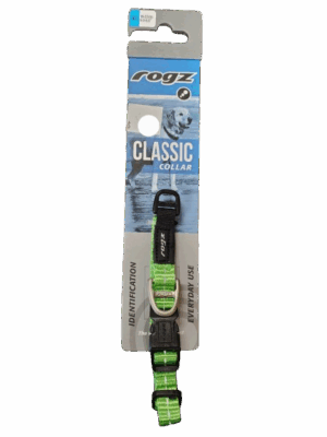Collar - Rogz Utility Xsm Lime