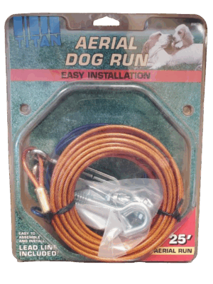 Titan Aerial dog run  25'