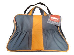 BUDZ CAR SEAT COVER, GREY & ORANGE