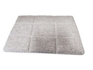 BUDZ DOG BED COMFORT FLAT GREY 17 X 11 X 2