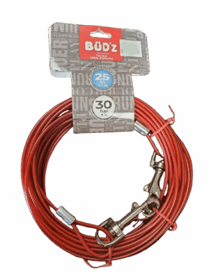 BUDZ TIE OUT 30FT, 25LB
